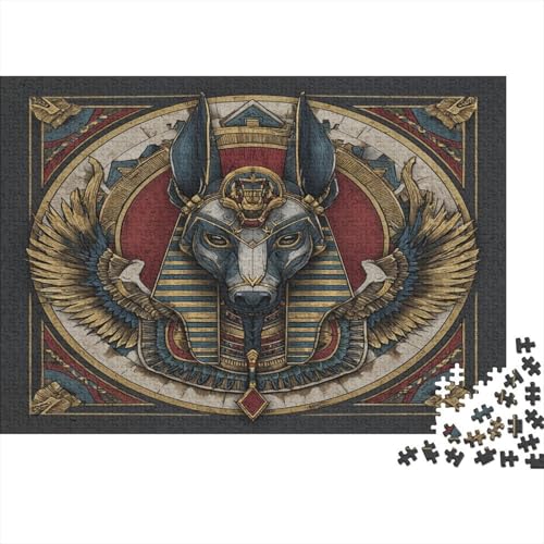 Ägyptische Motive 1000pcs (75x50cm) Puzzle, Lernspiel Impossible Herausforderungsspielzeug Für Erwachsene Teenager von kaiyun