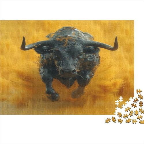 Abstrakt-Ochselauf 1000pcs (75x50cm) Puzzles, Die Für Erwachsene Und Personen Ab 14 Jahren Geeignet Sind von kaiyun