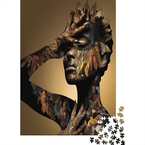 Abstrakte Sonnenblume 70x50cm/1000pcs Puzzles, Die Für Erwachsene Und Personen Ab 14 Jahren Geeignet Sind Afroamerikanische Frau Abstrakte Sonnenblume 70x50cm/1000pcs Puzzles, Die Für Erwachsene Und Personen Ab 14 Jahren Geeignet Sind Afroamerikanische Frau von kaiyun