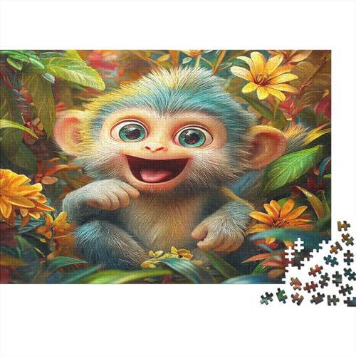 Affes 1000pcs (75x50cm) Puzzles, Die Für Erwachsene Und Personen Ab 14 Jahren Geeignet Sind Tropischer Dschungel Leuchtende Farben von kaiyun