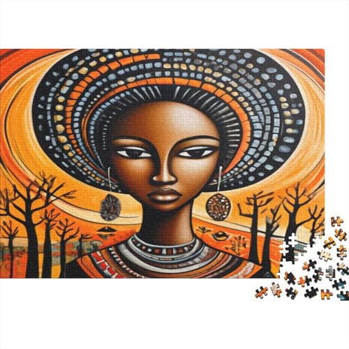 Afrikanische Schönheit Rätsel Für Erwachsene || 1000pcs (75x50cm) Puzzles Lernspiele Home Decor von kaiyun