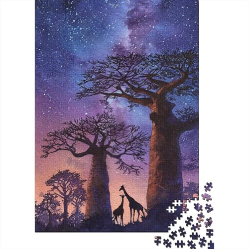 Afrikanischer Affenbrotbaum, Giraffe 70x50cm/1000pcs Puzzles, Die Für Erwachsene Und Personen Ab 14 Jahren Geeignet Sind Nachthimmel Afrikanischer Affenbrotbaum, Giraffe 70x50cm/1000pcs Puzzles, Die Für Erwachsene Und Personen Ab 14 Jahren Geeignet Sind Nachthimmel von kaiyun
