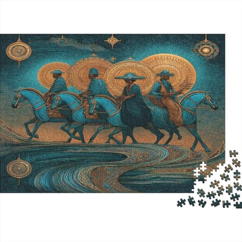Afrofuturistische Krieger Rätsel Für Erwachsene || 1000pcs (75x50cm) Puzzles Lernspiele Home Decor von kaiyun