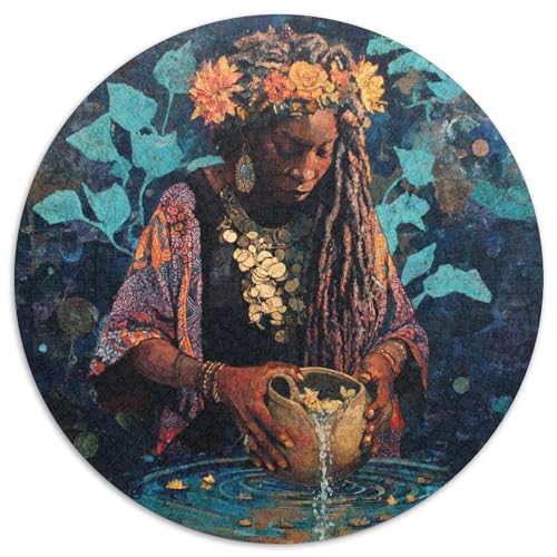 ,Afrozentrische Schwarze Frauen,1000pcs (67.5x67.5cm),DIY-Puzzle Für Erwachsene von kaiyun