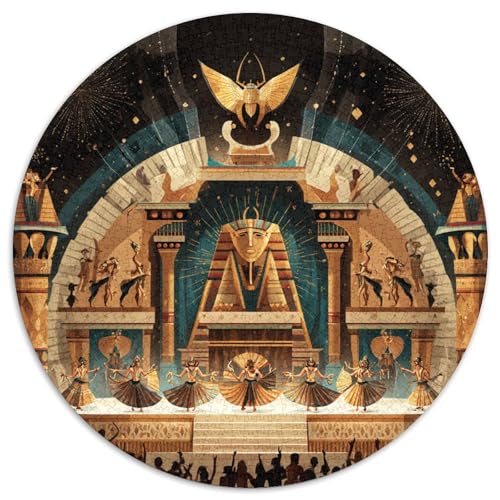 Altägyptische Sphinx Rätsel Für Erwachsene |3D-Drama-Bühne| 1000pcs (67.5x67.5cm) Puzzles Lernspiele Home Decor von kaiyun