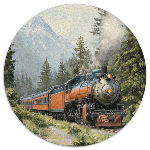 Alte Lokomotiven-Wald 1000pcs (67.5x67.5cm) Schwer Puzzle Lernspiel Impossible Herausforderung Spielzeug Für Erwachsene Kinder von kaiyun