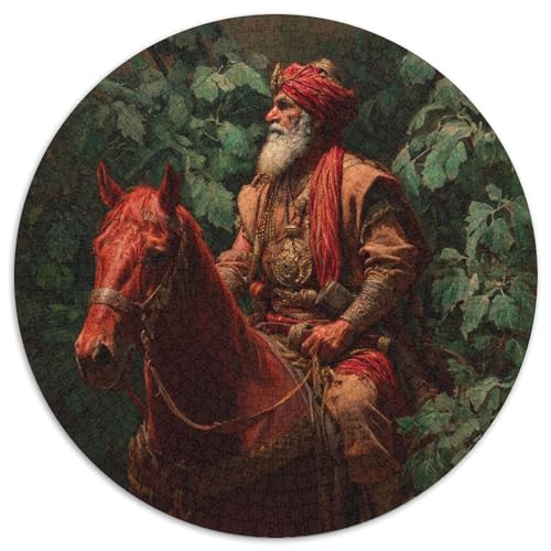 Alte Mesopotamier auf rotem Horse 1000pcs (67.5x67.5cm) Puzzles, Die Für Erwachsene Und Personen Ab 14 Jahren Geeignet Sind von kaiyun