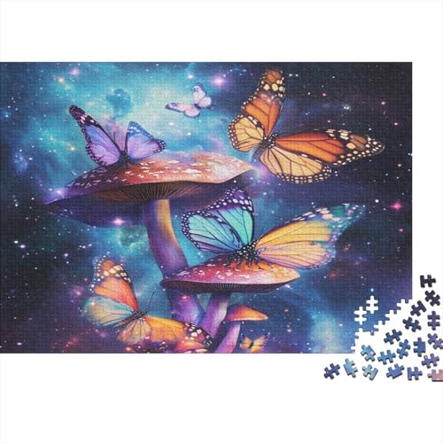 Anime-Stil 1000pcs (75x50cm) Puzzle, Lernspiel Impossible Pilzs Butterflies Herausforderungsspielzeug Für Erwachsene Teenager von kaiyun