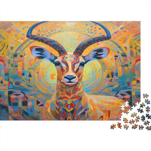 Antilope 1000pcs (75x50cm) Schwer Puzzle Lernspiel Impossible Herausforderung Spielzeug Für Erwachsene Kinder von kaiyun