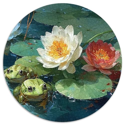 Aquarell 1000pcs (67.5x67.5cm) Puzzle, Lernspiel Impossible Frog SeeRose Herausforderungsspielzeug Für Erwachsene Teenager von kaiyun