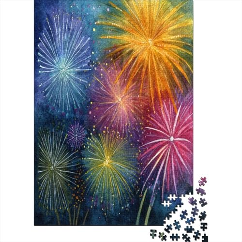 Aquarell-Feuerwerk Puzzle 38x26cm/1000pcs Erwachsene Puzzle,Home Decor Aquarell-Feuerwerk Puzzle 38x26cm/1000pcs Erwachsene Puzzle,Home Decor von kaiyun