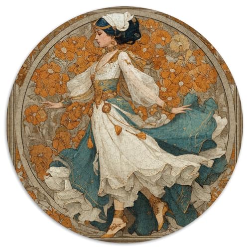 Arabisches Prinzessinnenkleid 1000pcs (67.5x67.5cm) Puzzle, Lernspiel Impossible Blumenhintergrund Herausforderungsspielzeug Für Erwachsene Teenager von kaiyun