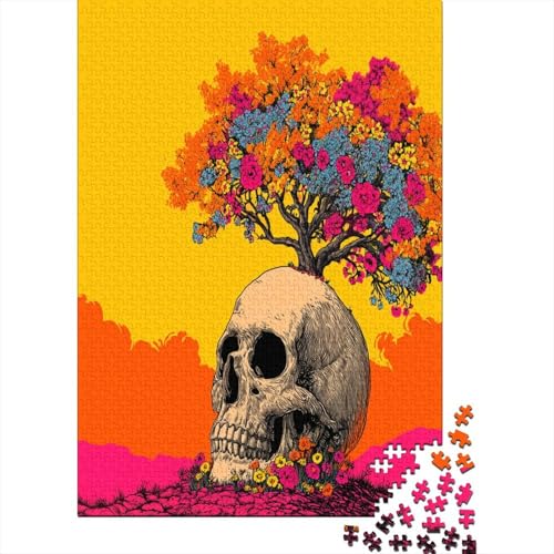 Árvore De Caveira E Flor 70x50cm/1000pcs Puzzles, Die Für Erwachsene Und Personen Ab 14 Jahren Geeignet Sind von kaiyun