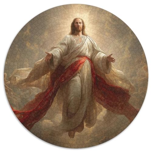Auferstandener Christus 1000pcs (67.5x67.5cm) Schwer Puzzle Lernspiel Impossible Göttliches Licht Herausforderung Spielzeug Für Erwachsene Kinder von kaiyun