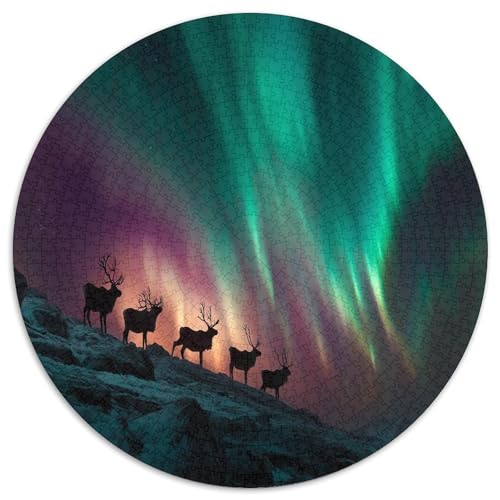 Aurora Rätsel Für Erwachsene |Wild ReinHirsch| 1000pcs (67.5x67.5cm) Puzzles Lernspiele Home Decor von kaiyun
