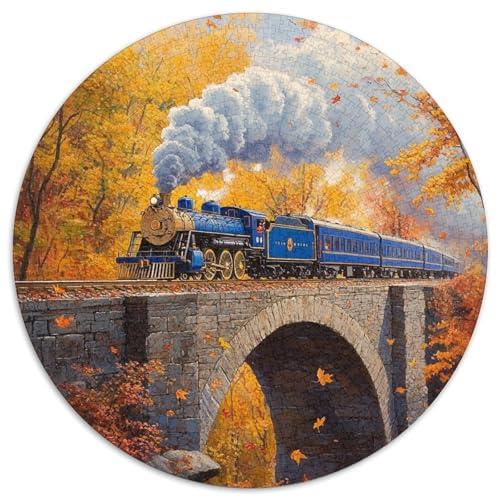Autumn Steam Eisenbahn -Alte Steinbogenbrücke Rätsel Für Erwachsene || 1000pcs (67.5x67.5cm) Puzzles Lernspiele Home Decor von kaiyun