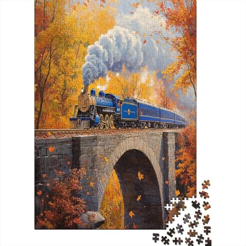 Autumn Steam Zug -Antike Steinbogenbrücke Puzzle 1000 Teile, Lernspiel, Unmöglich, Anspruchsvolles Spielzeug Für Erwachsene Und Kinder Ab 14 Jahren 38x26cm/1000pcs Autumn Steam Zug -Antike Steinbogenbrücke Puzzle 1000 Teile, Lernspiel, Unmöglich, Anspruchsvolles Spielzeug Für Erwachsene Und Kinder Ab 14 Jahren 38x26cm/1000pcs von kaiyun