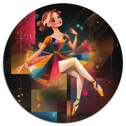 Ballerina 1000pcs (67.5x67.5cm) Erwachsenenpuzzle - Abstrakter Kubismus DIY-Puzzlespielzeug von kaiyun