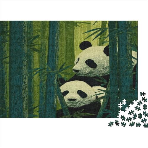Bambus, Pandas Rätsel Für Erwachsene || 1000pcs (75x50cm) Puzzles Lernspiele Home Decor von kaiyun