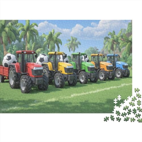 Bauernhof Traktor Rätsel Für Erwachsene |Fußball| 1000pcs (75x50cm) Puzzles Lernspiele Home Decor von kaiyun