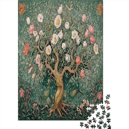 Baum des Lebens Puzzle 1000 Teile, Lernspiel, Unmöglich Blumes, Anspruchsvolles Spielzeug Für Erwachsene Und Kinder Ab 14 Jahren 38x26cm/1000pcs von kaiyun