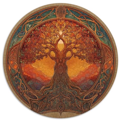 Baum of Life 1000pcs (67.5x67.5cm) Schwer Puzzle Lernspiel Impossible Sonnerise Herausforderung Spielzeug Für Erwachsene Kinder von kaiyun