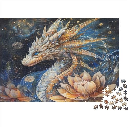 Beautiful Alien Fairy Drache 1000pcs (75x50cm) Puzzles, Die Für Erwachsene Und Personen Ab 14 Jahren Geeignet Sind Lotus der Heiligen Geometrie von kaiyun