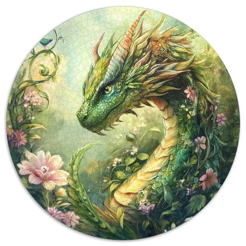 Beautiful Drache Rätsel Für Erwachsene |Vines Flowers| 1000pcs (67.5x67.5cm) Puzzles Lernspiele Home Decor von kaiyun