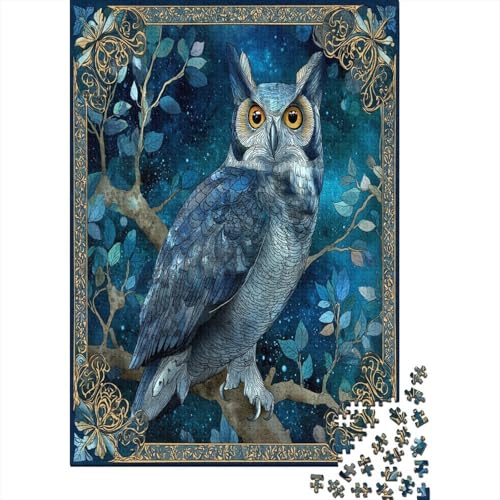 Beautiful Great Horned Eule 70x50cm/1000pcs Puzzles, Die Für Erwachsene Und Personen Ab 14 Jahren Geeignet Sind von kaiyun