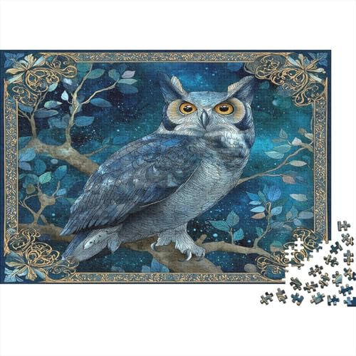 Beautiful Great Horned Eule Rätsel Für Erwachsene || 1000pcs (75x50cm) Puzzles Lernspiele Home Decor von kaiyun