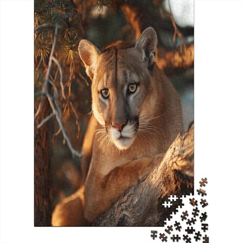 Berglöwe spielt auf einem sonnigen AST Puzzle 1000 Teile Für Erwachsene, Lernspiele, Heimdekoration38x26cm/1000pcs Berglöwe spielt auf einem sonnigen AST Puzzle 1000 Teile Für Erwachsene, Lernspiele, Heimdekoration38x26cm/1000pcs von kaiyun
