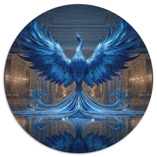 Blau leuchtender Phönix 1000pcs (67.5x67.5cm) Puzzles, Die Für Erwachsene Und Personen Ab 14 Jahren Geeignet Sind von kaiyun