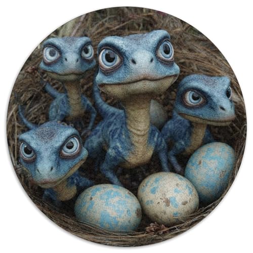 Blaue Greifvogeleier schlüpfen,Rätsel Für Erwachsene 1000pcs (67.5x67.5cm),Herausforderungsspiele von kaiyun
