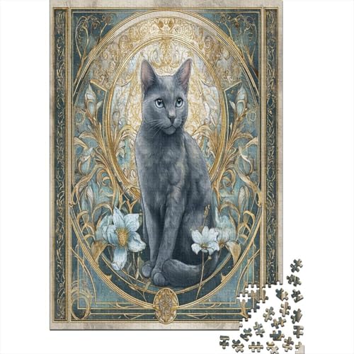 Blaue Katze Puzzle 1000 Teile Für Erwachsene, Lernspiele, Heimdekoration38x26cm/1000pcs Blaue Katze Puzzle 1000 Teile Für Erwachsene, Lernspiele, Heimdekoration38x26cm/1000pcs von kaiyun