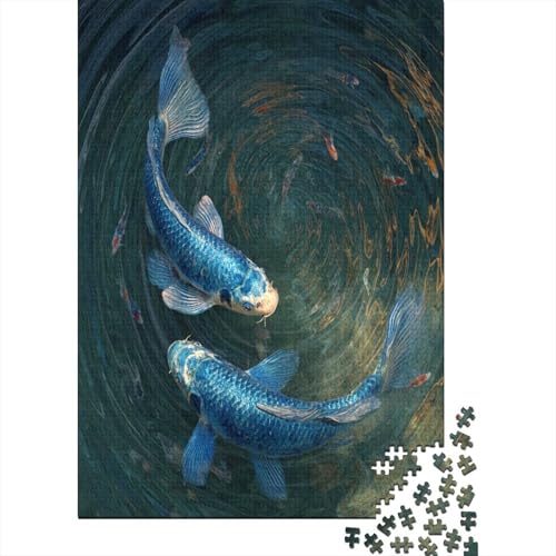 Blauer Koi Rätsel Für Erwachsene |Kreisbewegung| 38x26cm/1000pcs Puzzles Lernspiele Home Decor Blauer Koi Rätsel Für Erwachsene |Kreisbewegung| 38x26cm/1000pcs Puzzles Lernspiele Home Decor von kaiyun