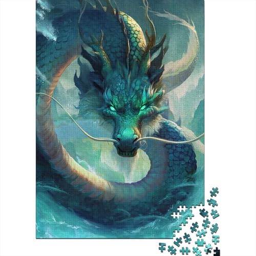 Blue Green Drache 38x26cm/1000pcs Puzzle, Lernspiel Impossible Anime-Stil Herausforderungsspielzeug Für Erwachsene Teenager Blue Green Drache 38x26cm/1000pcs Puzzle, Lernspiel Impossible Anime-Stil Herausforderungsspielzeug Für Erwachsene Teenager von kaiyun