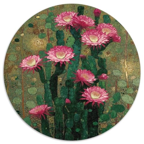 Blühender Kaktus Rätsel Für Erwachsene || Familienspaß-Puzzles 1000pcs (67.5x67.5cm) von kaiyun