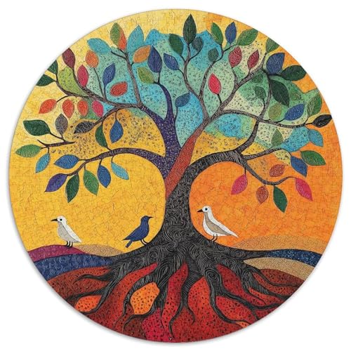 Brightly Colored Banyan Baums, Birds 1000pcs (67.5x67.5cm) Schwer Puzzle Lernspiel Impossible Ölmalerei Herausforderung Spielzeug Für Erwachsene Kinder von kaiyun