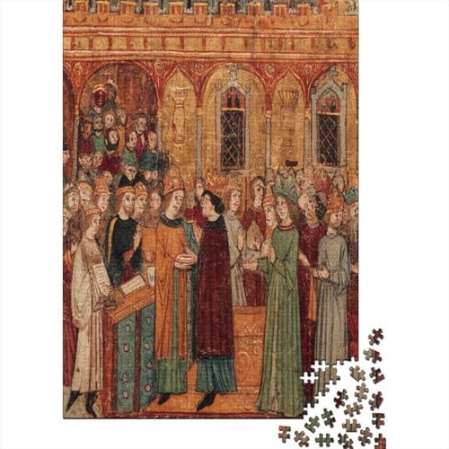 Buchillustration aus dem 13. Jahrhundert 38x26cm/1000pcs Puzzle, Lernspiel Impossible Herausforderungsspielzeug Für Erwachsene Teenager Buchillustration aus dem 13. Jahrhundert 38x26cm/1000pcs Puzzle, Lernspiel Impossible Herausforderungsspielzeug Für Erwachsene Teenager von kaiyun