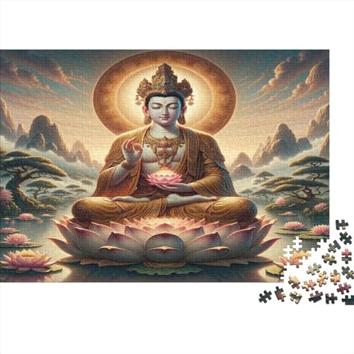 Buddha-Kunst 1000pcs (75x50cm) Puzzles, Die Für Erwachsene Und Personen Ab 14 Jahren Geeignet Sind Lotus von kaiyun