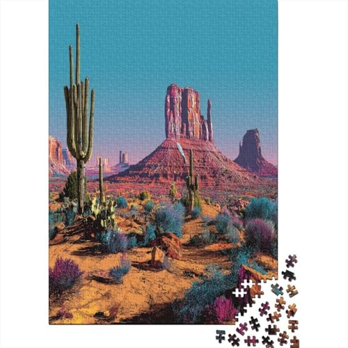 Buntes Monument Valley Kaktus Puzzle 1000 Teile Für Erwachsene, Lernspiele, Heimdekoration70x50cm/1000pcs Buntes Monument Valley Kaktus Puzzle 1000 Teile Für Erwachsene, Lernspiele, Heimdekoration70x50cm/1000pcs von kaiyun