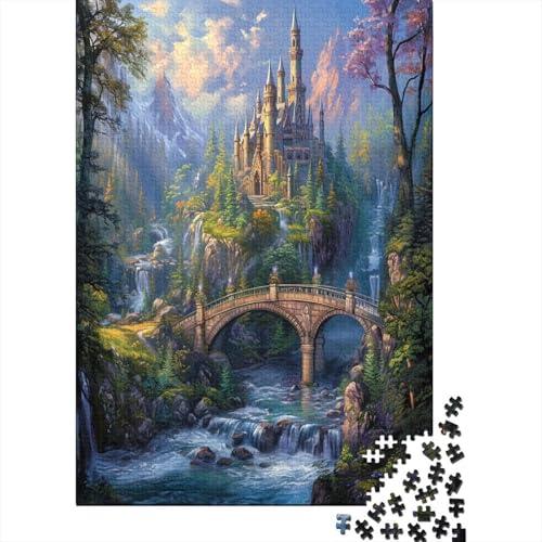 Burg-Fantasy Wald 38x26cm/1000pcs Puzzles, Die Für Erwachsene Und Personen Ab 14 Jahren Geeignet Sind Burg-Fantasy Wald 38x26cm/1000pcs Puzzles, Die Für Erwachsene Und Personen Ab 14 Jahren Geeignet Sind von kaiyun