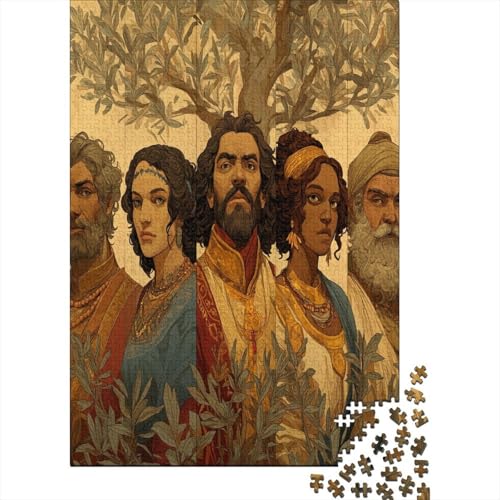 Byzantinische Porträts Olivenbaum Puzzle 1000 Teile Für Erwachsene, Lernspiele, Heimdekoration70x50cm/1000pcs von kaiyun