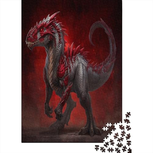Carcharodontosaurus1000Teile:UnmöglichesPuzzleFürErwachsene,Spiele,Geschenke,Kinder,Herausforderungs38x26cm/1000pcs von kaiyun