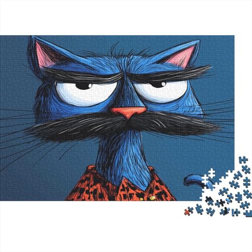 Cartoon 1000pcs (75x50cm) Puzzles, Die Für Erwachsene Und Personen Ab 14 Jahren Geeignet Sind Katze von kaiyun