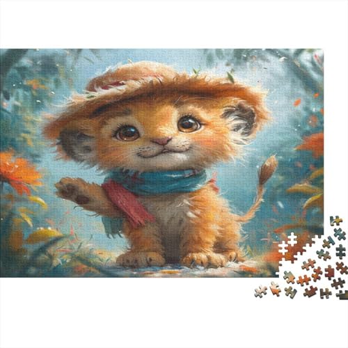 Cartoon-Löwe 1000pcs (75x50cm) Puzzles, Die Für Erwachsene Und Personen Ab 14 Jahren Geeignet Sind von kaiyun