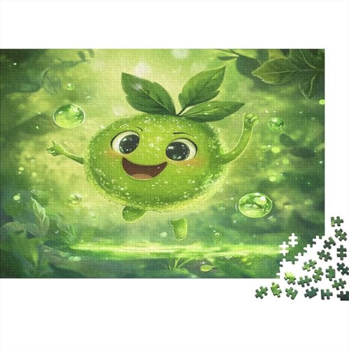 Cartoon-Maskottchen 1000pcs (75x50cm) Puzzle, Lernspiel Impossible Apfel-Figur Herausforderungsspielzeug Für Erwachsene Teenager von kaiyun
