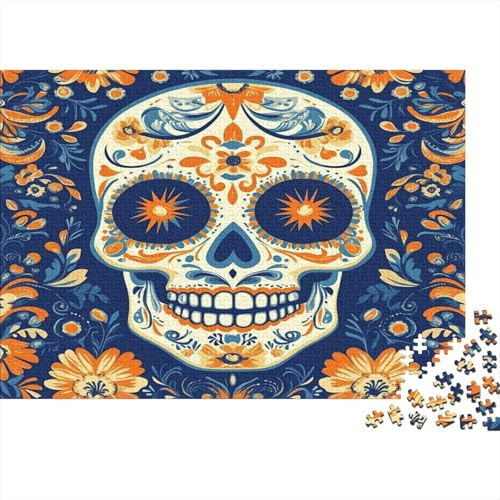 Cartoon-Muster 1000pcs (75x50cm) Schwer Puzzle Lernspiel Impossible Sugar Totenkopf Herausforderung Spielzeug Für Erwachsene Kinder von kaiyun