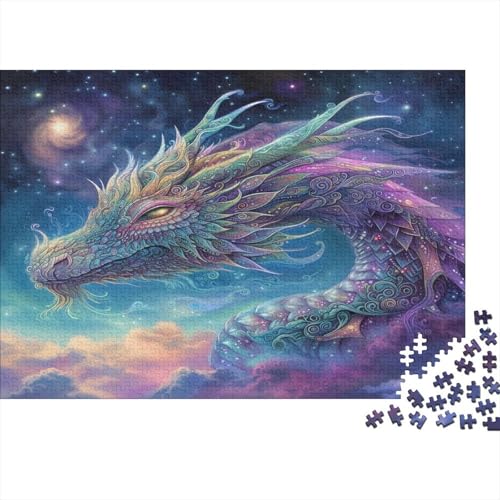 Cosmic Drache 1000pcs (75x50cm) Puzzles, Die Für Erwachsene Und Personen Ab 14 Jahren Geeignet Sind von kaiyun