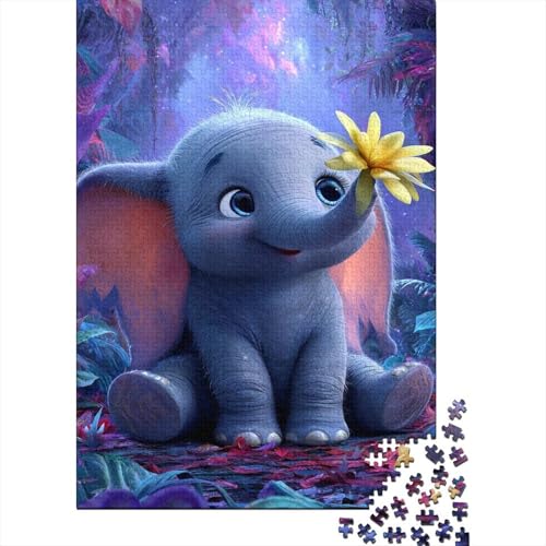 Cute Baby Elefant 38x26cm/1000pcs Puzzle, Lernspiel Impossible Comic-Stil Herausforderungsspielzeug Für Erwachsene Teenager Cute Baby Elefant 38x26cm/1000pcs Puzzle, Lernspiel Impossible Comic-Stil Herausforderungsspielzeug Für Erwachsene Teenager von kaiyun
